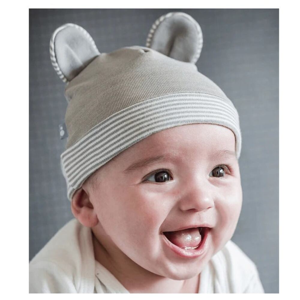 EUC 3-PACK Organic Belly Armor Anti-Radiation Baby Hat 0–6 Months Beanie